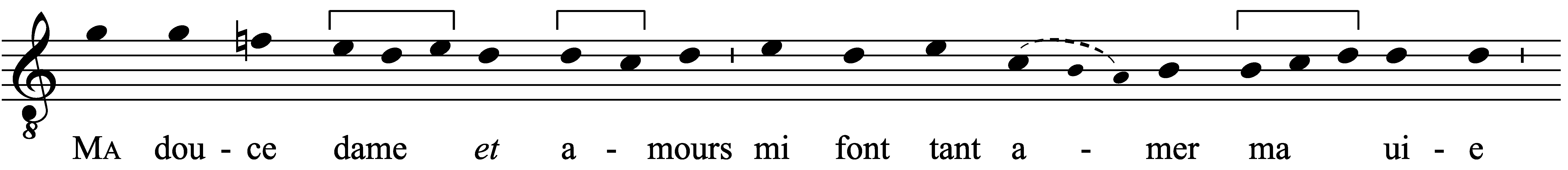 Work musical notation